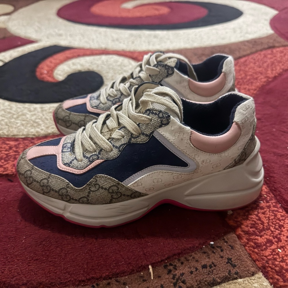 Authentic Gucci Rhyton Sneakers.